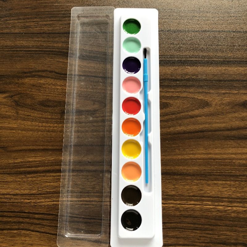 10 Colors Watercolor Paint Set