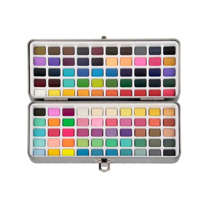 100 Colors Watercolor Paint Set With Gift Box