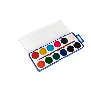 12 Colors Watercolor Paints Set