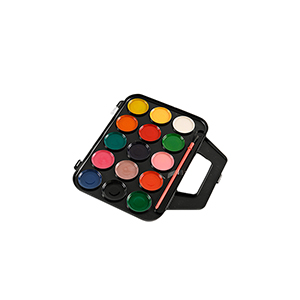 15 colors Semi Moist Watercolor Set