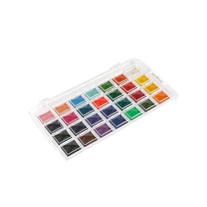 28 Colors Watercolor Paint Set with Paint Brushes