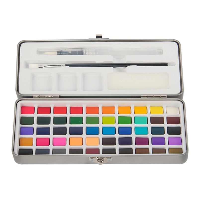 How Can Beginners Get Started with a 50 Colors Watercolor Paint Set?